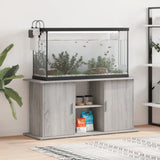Aquarium Stand Grey Sonoma 121x41x58 cm Engineered Wood 833621
