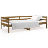 Day Bed without Mattress Honey Brown 90x190cm Solid Wood Pine 814637