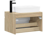 Bathroom Furniture Set Sonoma Oak Engineered Wood 3404302