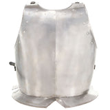 Medieval Knight Body Armour Cuirass Replica LARP Silver Steel 286121