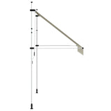 Manual Retractable Awning 250 cm Cream 143695