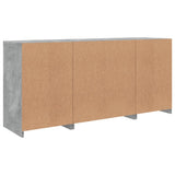 Sideboard Concrete grey Engineered wood, glass Medium Sideboard 3209068