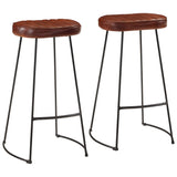 Gavin Bar Stools 2 pcs Dark Brown 44x37.5x78 cm 358921