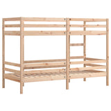 Bunk Bed without Mattress 90x190 cm Single Solid Wood Pine 3284221