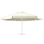 ZNTS Replacement Fabric for Outdoor Parasol Sand 600 cm 312546