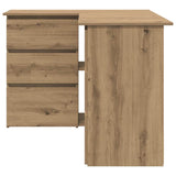 Corner Desk Artisan Oak 145x100x76 cm Engineered Wood 855963