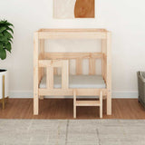 Dog Bed 65.5x50.5x70 cm Solid Wood Pine 822372