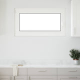Basement Window RISOR 110 x 60 cm PVC and Glass Anthracite 42047299