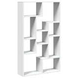 Bookcase White 72x20x120,5 cm Engineered Wood 858156