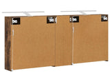 Bathroom Cabinet Set 3 pcs 120 x 14.5 x 70 cm Engineered wood 3403756