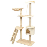 Cat Tree with Sisal Scratching Posts 150 cm Beige 170487