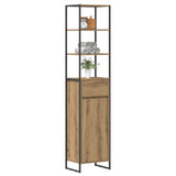 Bathroom Cabinet Artisian Oak 40 x 30 x 180 cm Engineered Wood 886497