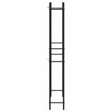 Wine Rack for 96 Bottles Black Iron 325923