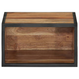 Wall-mounted Bedside Cabinet 35x35x20 cm Solid Wood Acacia 372751