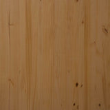 Rolling Cabinet with Drawers MOSS Honey Brown Solid Wood Pine 4015787