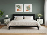 Bedside Cabinet GOTHA 2 pcs Black Oak 36 x 33 x 51 cm 8007268