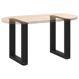 Coffee Table Legs U-Shaped 2 pcs Black 38x cm Steel 4013152