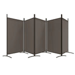 ZNTS 5-Panel Room Divider Anthracite 433x180 cm Fabric 350268