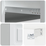Wall-Mounted Bedside Cabinet 2 pcs White 34.5 x 33 x 20 cm 899276