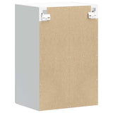 Kitchen Wall Cabinet with Glass Door Lucca Concrete Grey 853771