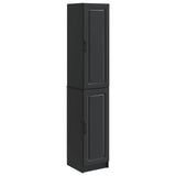 Cabinet Set 2 pcs Black Engineered Wood 3416953