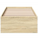 Bed Frame without Mattress Sonoma Oak 90x200 cm 3281058