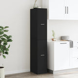 Apothecary Cabinet Black 30x41x174.5 cm Engineered Wood 3309628