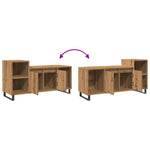 ZNTS TV Cabinet Artisan Oak 100x35x55 cm Engineered Wood 857457