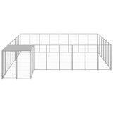 Dog Kennel Silver 15.73 m Steel 3082233