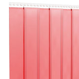 Door Curtain Red 200 mmx1.6 mm 10 m PVC 153865
