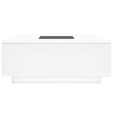 Coffee Table with Infinity LED White 100x100x40 cm 3284042