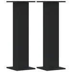 Plant Stands 2 pcs Black 30x30x95 cm Engineered Wood 3307874