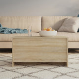Coffee Table Sonoma Oak 102x55.5x52.5 cm Engineered Wood 809668