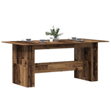 ZNTS Dining Table Old Wood 180x90x76 cm Engineered Wood 855844