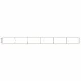 Raised Garden Bed Brown 600 x 40 x 24 cm cold-rolled steel 8006377