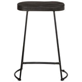 Bar Stools 2 pcs Black 45x40x62 cm Solid Wood Mango 4013528