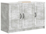 Sideboard Concrete Grey 89 x 34.5 x 77 cm Engineered Wood 895798