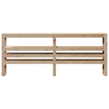 Headboard with Shelves 180 cm Solid Wood Pine 850875