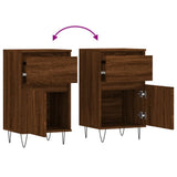 Sideboards 2 pcs Brown Oak 40x35x70 cm Engineered Wood 831163