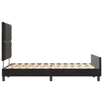 ZNTS Black Velvet Bed Frame 120x200 cm 3345001