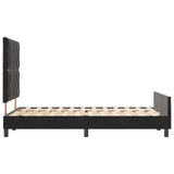 ZNTS Black Velvet Bed Frame 120x200 cm 3345001
