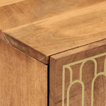 Bedside Cabinets 2 pcs 40x33x46 cm Solid Wood Mango 358283