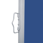 Retractable Side Awning Blue 100x1000 cm 48476