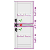 Interior Door ORKDAL White Primed 78 x 211 cm 4102690