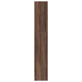 Bookcase Brown Oak 80x24x143 cm Engineered Wood 857850