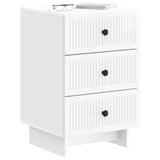 Bedside Cabinet with Drawer High Gloss White 43 x 41 x 66.5 cm 893869