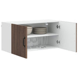 Wall Cabinet LUCCA Brown Oak 80 x 31 x 40 cm Engineered Wood 884941