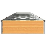 Raised Garden Bed Natural 480 x 80 x 24 cm cold-rolled steel 8006516
