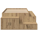 Storage Bed Frame with Drawer Artisan oak 234 x 103 x 53.5 cm 3335596