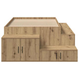 Storage Bed Frame Artisan Oak 75 cm Engineered Wood 3335596